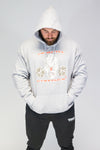 Caveman Pullover Sports Grey & Red. Sizes Upto 5XL