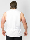 Primitive High Neck Gym Vest White