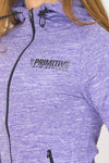 Primitive Gym Running Hoodie Purple Marl