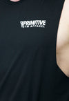 Primitive High Neck Gym Vest Black