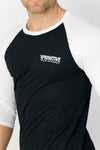 Primitive Gym 3/4 Length T-Shirt Black/White