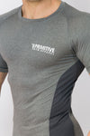 Primitive Gym Slim Fit T-Shirt Heather Grey